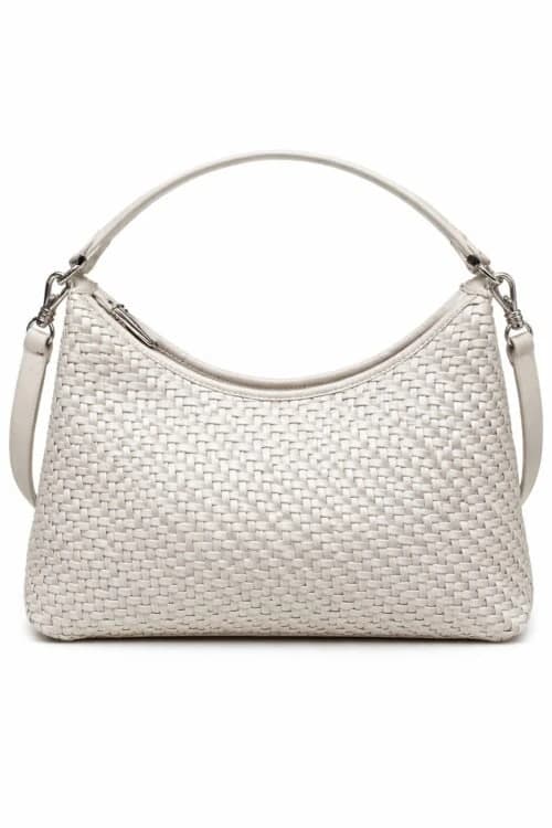 White Woven Bag