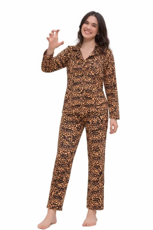 Leopard Pajama Set