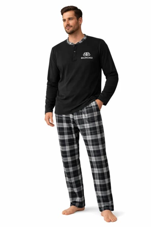 Black Check Pajama