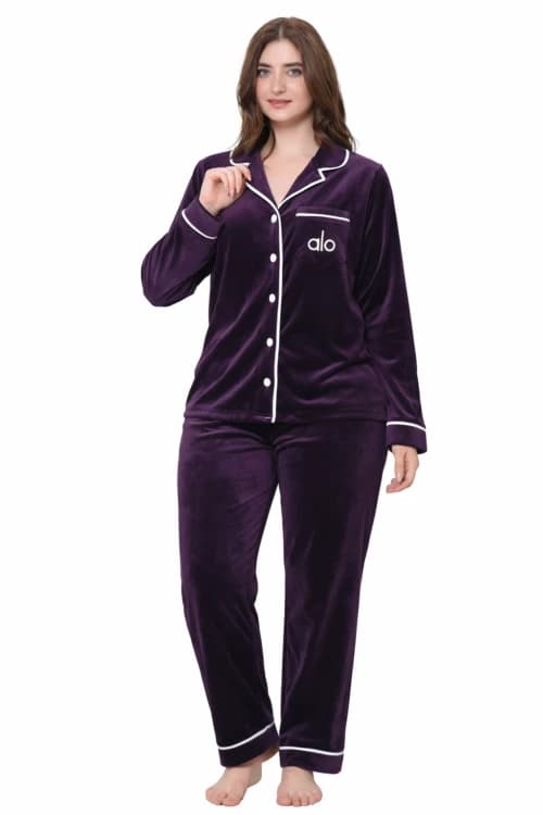 Purple Velvet Pajama