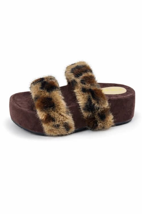 Furry Chic Slides