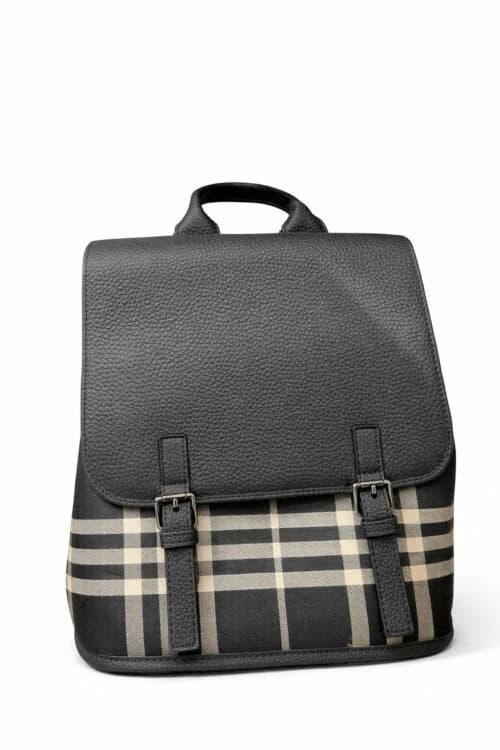 Plaid Mini Backpack